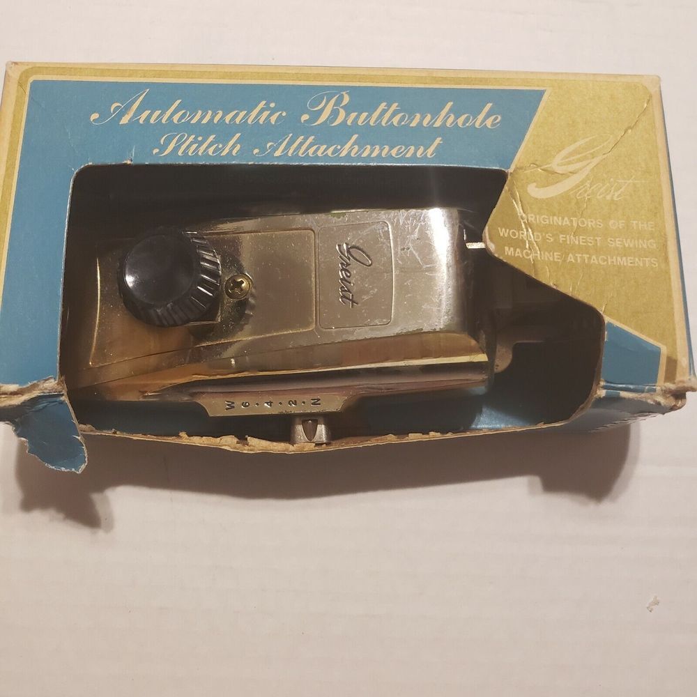 Greist Automatic‎ Buttonholer Style #1 Made in USA Sewing Accessory